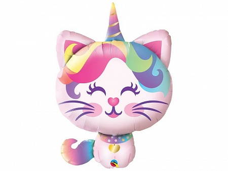 Фигура "Котенок-Единорог" 38"/96 см