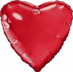 Сердце, Красный, 48 см