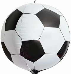 Шар (24''/61 см) Сфера 3D, Футбольный мяч, 1 шт.