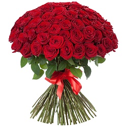101 красная Роза (60 см) 	