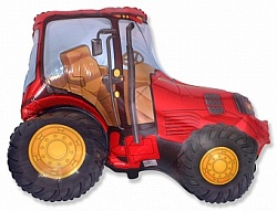 Фигура, Трактор, Красный, 94 см